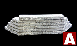 Underpass Abutment - 45 Degree Wings