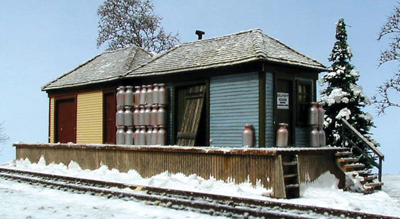 Phtoto of build up milk shed (front)
