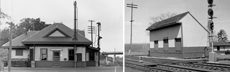 Phtoto of the station and freight house