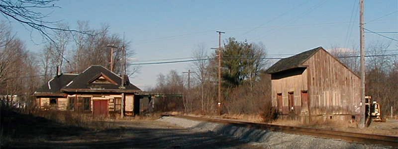 Phtoto of the station and freight house