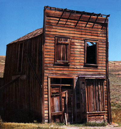 Ghost town photo from Bodie California